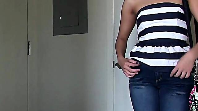 Teen Girl Solo Masturbation and Striptease 3