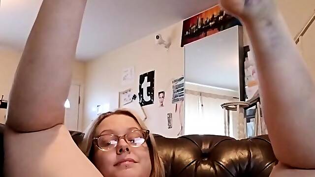 Cute Blonde Teen Solo Orgasm