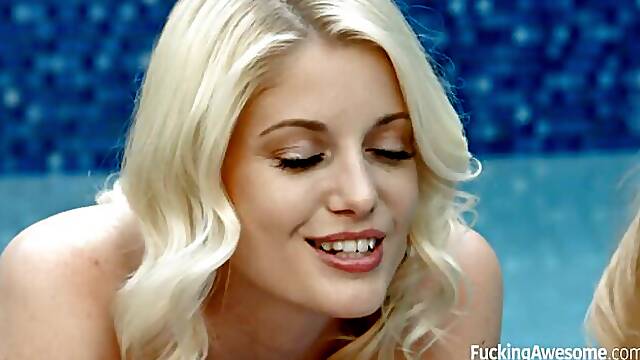 Lesbian trailer with emotional Charlotte Stokely from Fucking Awesome