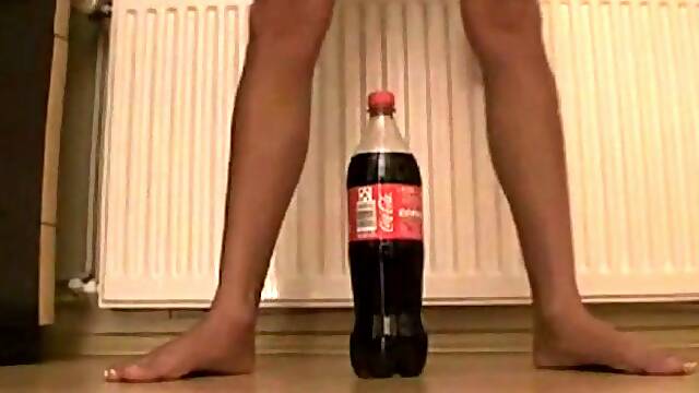 Half a gallon of coke plastic bottle for rough penetration