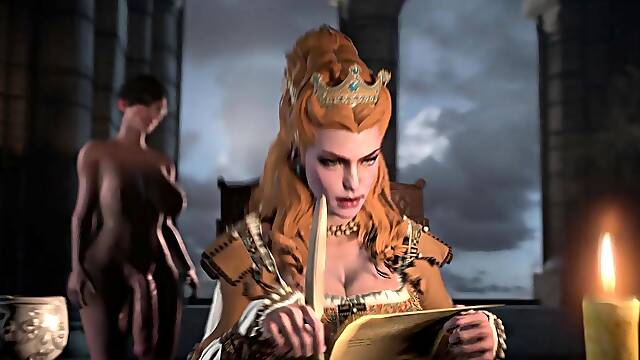 The Witcher Futanari - Futa Fringilla x Anna Henrietta -