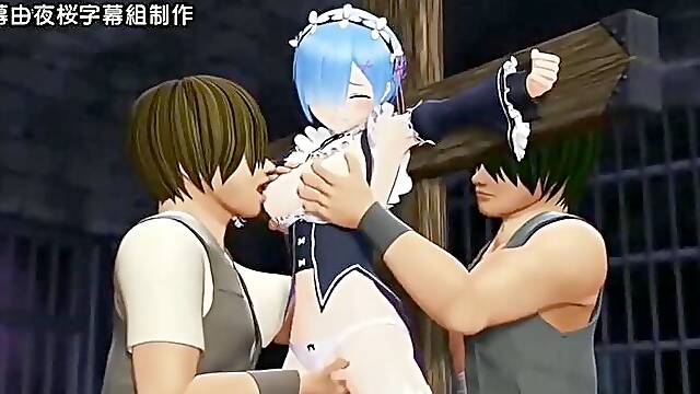 Beautiful Maid Completely Restrained: Asian, Japanese Hentai Porn