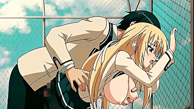 Hentai: Sexy Buxom Blonde Babe Dominates Her Submissive Partner In the Hottest Way