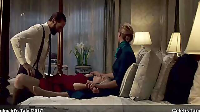 Elisabeth Moss topless and sex