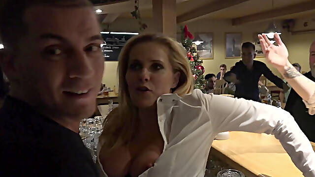 Czech milf and passionate gangbang