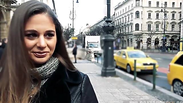 Fantastic Cathy Heaven Squirts All Over Our Public Sex Truck