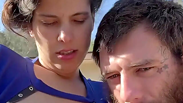 Hot Latin Mom Invites Neighbor to Drink Milk from Her Tits