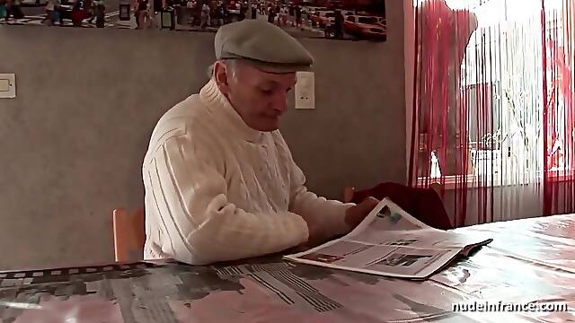 Young French Nun Sodomized In Threesome With With Papy Voyeur