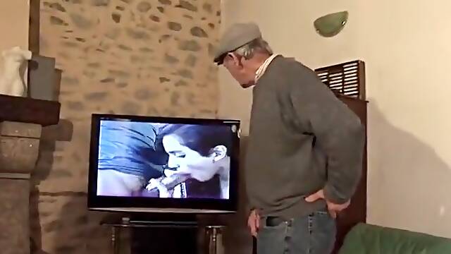 Old man fucks the hell out of a nun