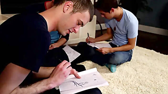 Next Door Twink: Christians Classroom Crushes