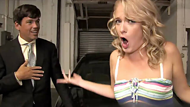 Thick Negro Stretching Young Blonde In Pantyhose