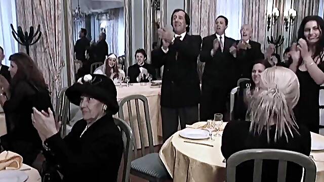 Vintage blonde bombshell with big tits and ass gets her pussy licked & anal drilled until she gets a cumshot