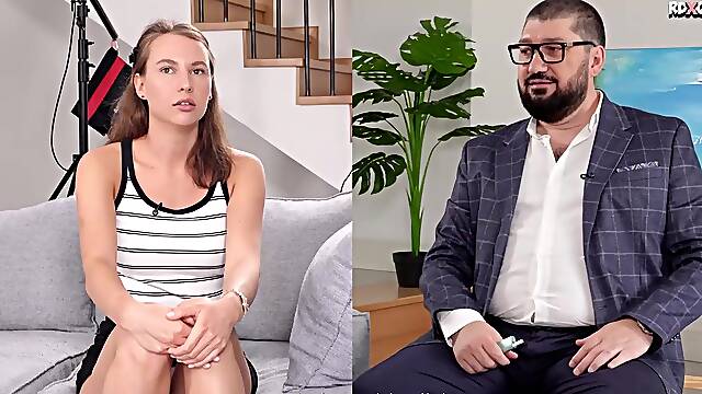 Beauty Liv Lauren Talks About Wanting to Get Screwed in One as well as the other Holes and Gets Surprised With Hard double penetration!