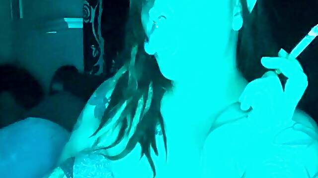 Smokin in couch- full length vid on OF