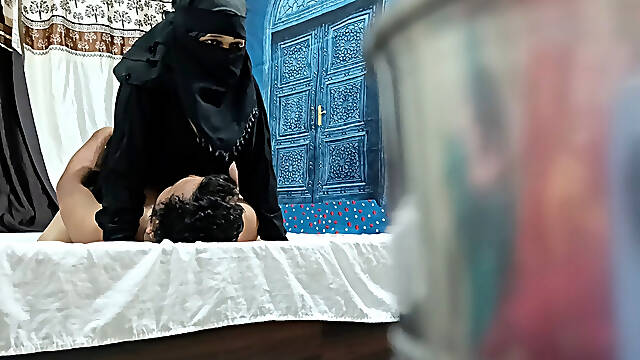 Muslim mom with neighbour