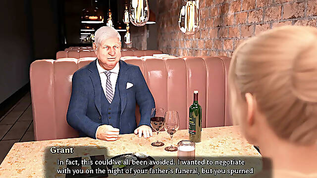 A Perfect Marriage: Old Man Is Having Dinner with Hot Married Blonde MILF - Episode 48