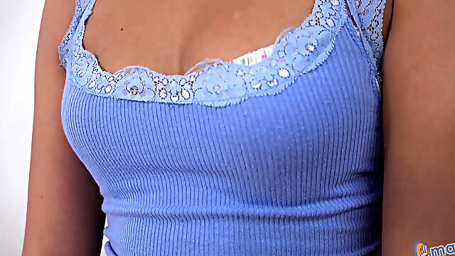 Her Hungarian whore hands milk a giant sperm explosion in mouth &amp; on face!!