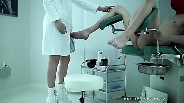 Lady Perse will examine this slave ass by her fist