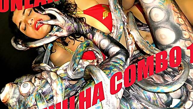 Unearthly! - Cthulha Combo 1 (starring Bella Luxx, Jade & Shay) (MP4)