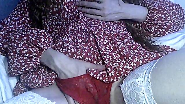 Forbidden fantasy fulfilled as mature woman reaches climax